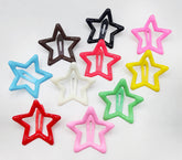 Impression Store 12 Pcs Mix Design Metal Tic Tac Star Hair Clips Set for Kids, Girls & Women